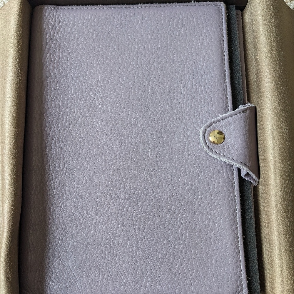 Leatherology Snap Bound Journal Lavendar